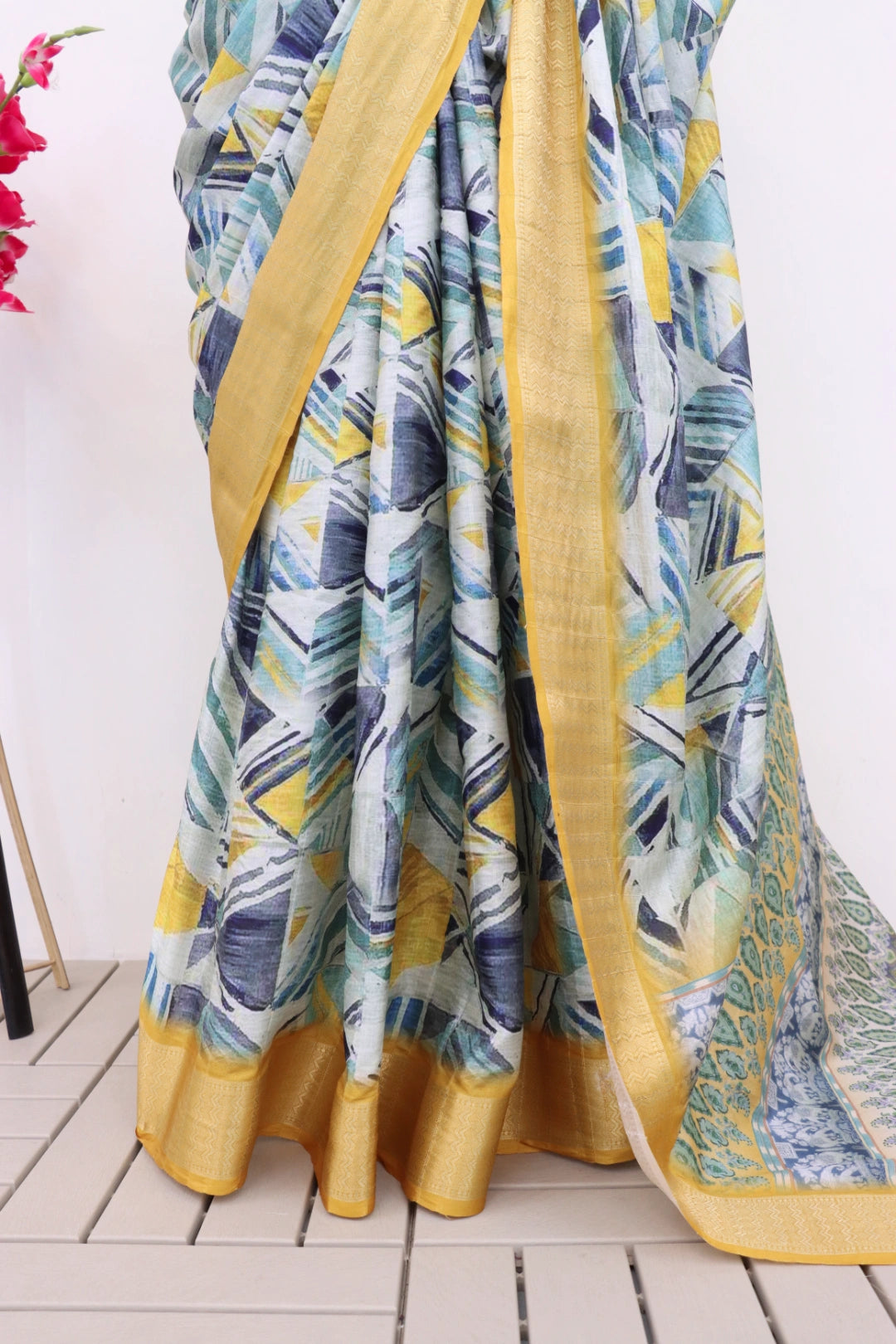 yellow designer Saree sale online